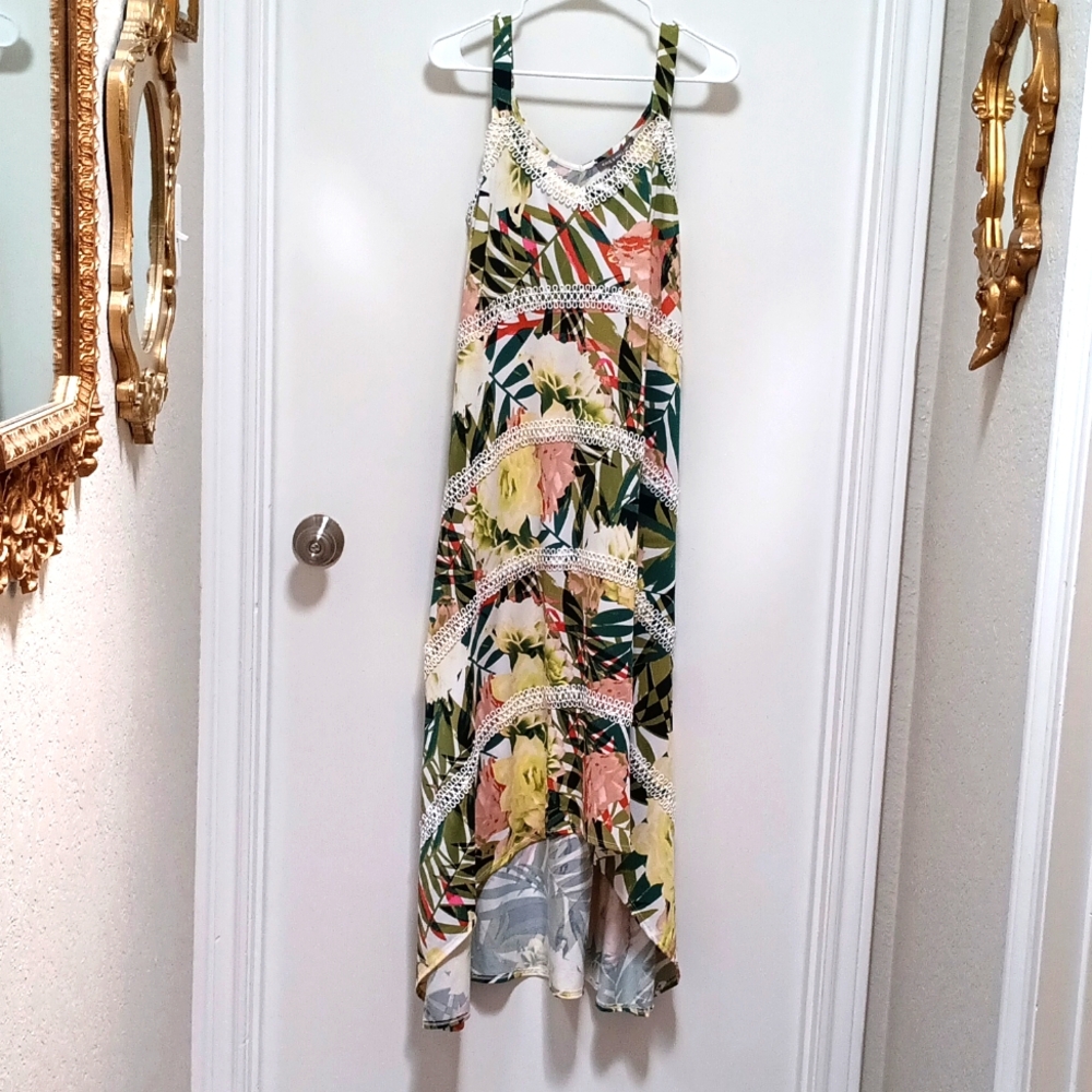 Kate & Mallory tropical print maxi